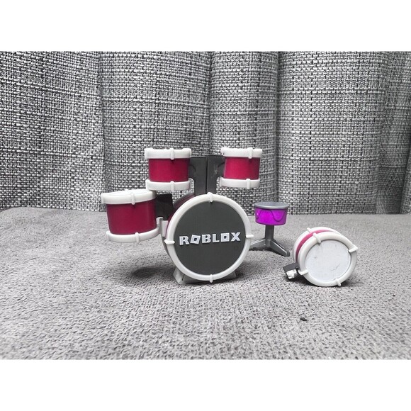 ROBLOX Punk Rocker Figures Drums Guitar Lot Toy Video Game Incomplete - Picture 3 of 11